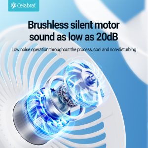 brushless silent motor, sound as low as 20dB