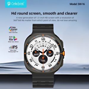 HD round screen, smooth and clearer