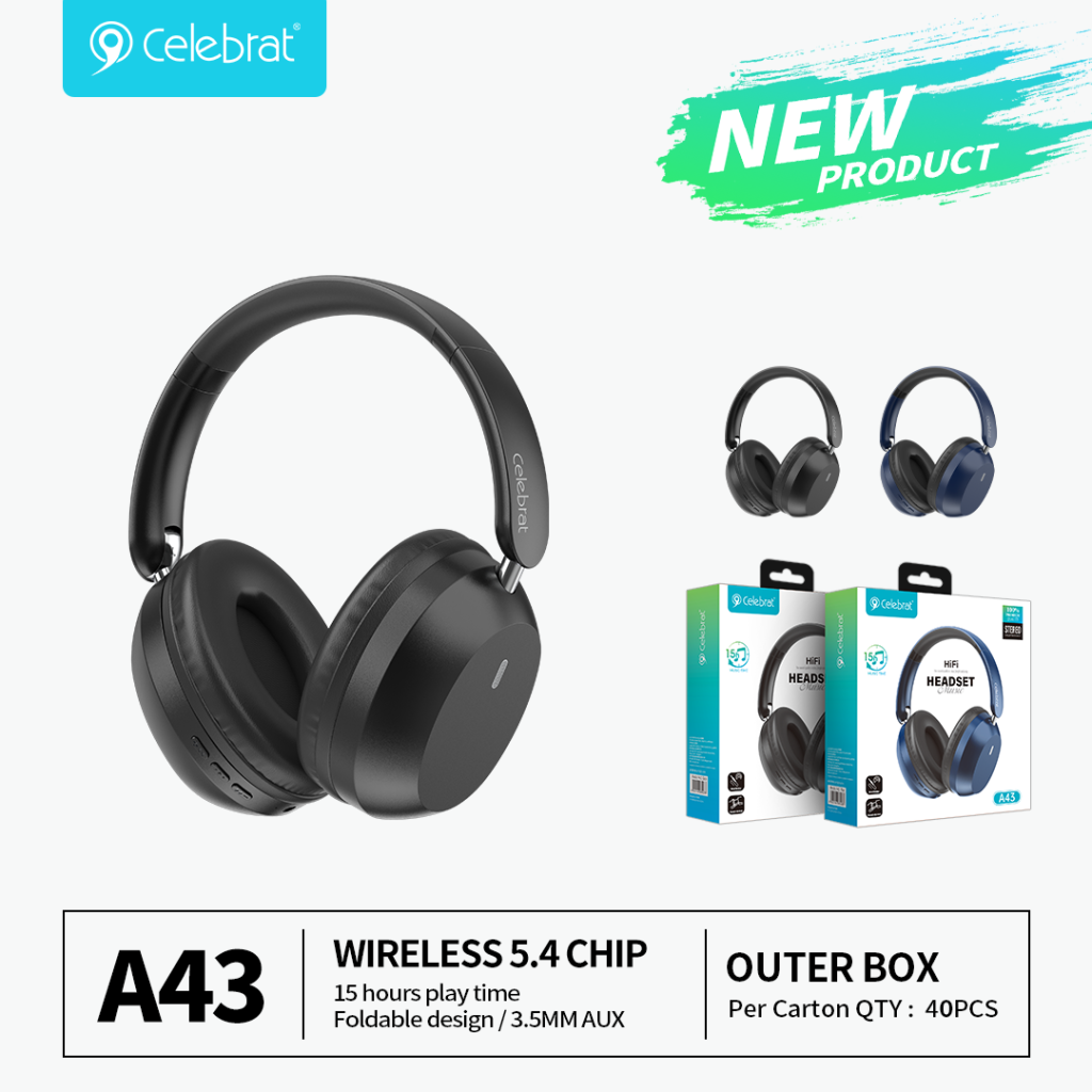 Celebrat A43 Bluetooth headphones go on sale