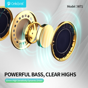 10mm high sensitivity dynamic drive, powerful bass, clear highs