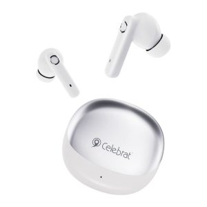 Celebrat New Arrival W71 TWS True Wireless Bluetooth Earphones - White