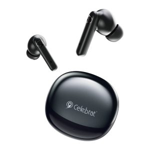 Celebrat New Arrival W71 TWS True Wireless Bluetooth Earphones - Black