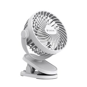 White Celebrat F4 Three-Speed Adjustable Silent Clip Fan