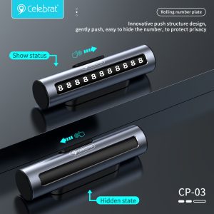 Innovative push structure design, gently push, easy to hide the number