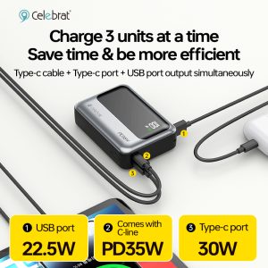 Charge 3 units at a time
Save time & be more efficient