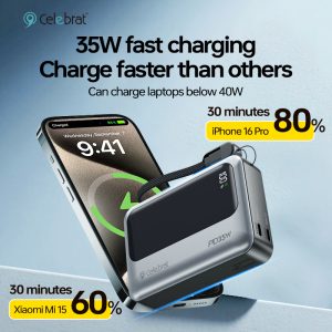 35W fast charging
Charger faster than others