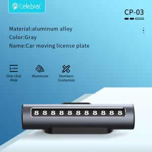 CP-03 Aluminum Parking Number Plate Parameter Imagine