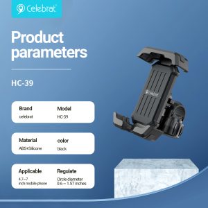 Celebrat HC-39 Cycling Phone Holder Parameters