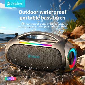 Outdoor waterproof portable bass torch