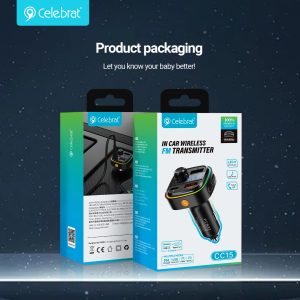 Celebrat CC-15 Car Charger Product Packaging