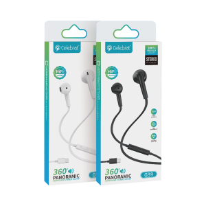Celebrat G39 Wired Earphones Packaging