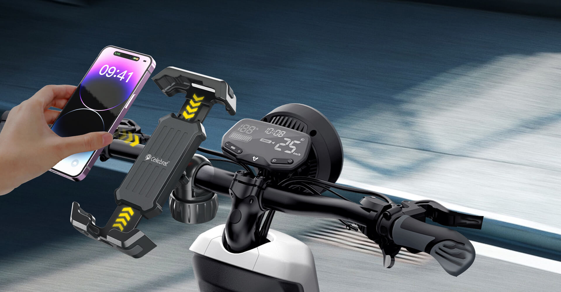 Celebrat HC-39 Cycling Phone Holder Scene