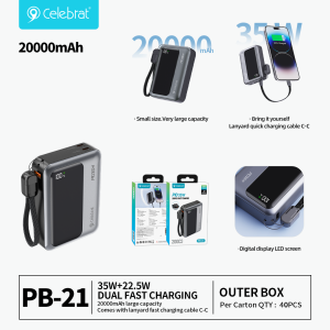 Celebrat PB-21 Power Bank are on sales