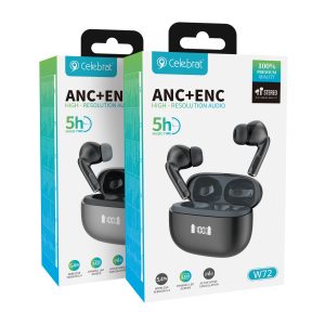 W72 ANC+ENC TWS Earbuds Packaging