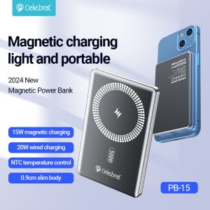 Magnetic charging light and portable