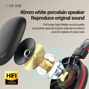 40mm white porcelain speaker Reproduce original sound