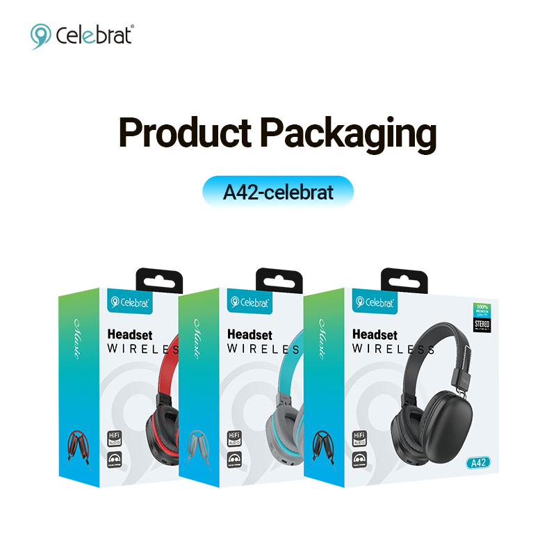 Celebrat A42 V5.4 Wireless Headset Product Packaging