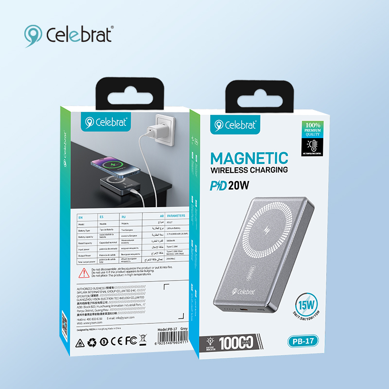 Celebrat PB-17 Power Bank Packaging Imagine