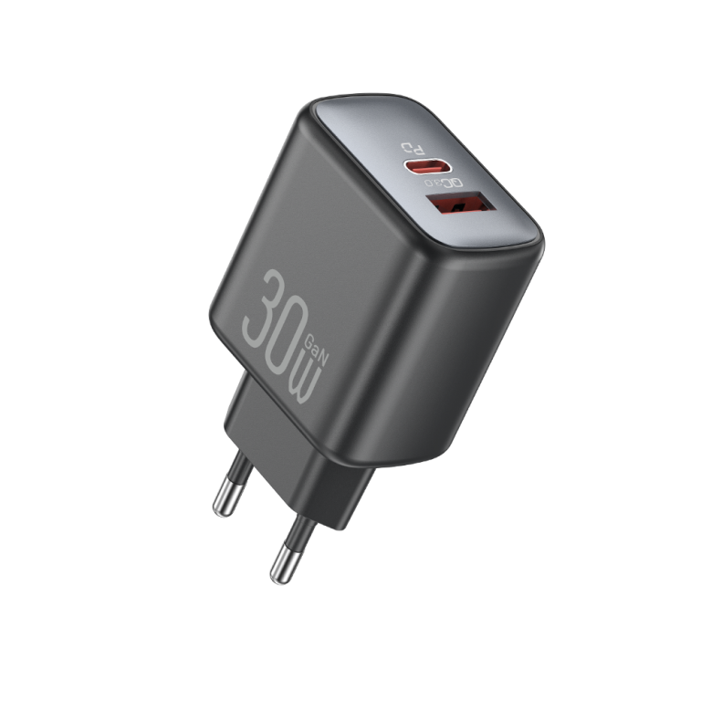 Celebrat C-D04 EU GaN Charger 30W, PD/QC PPS Supported