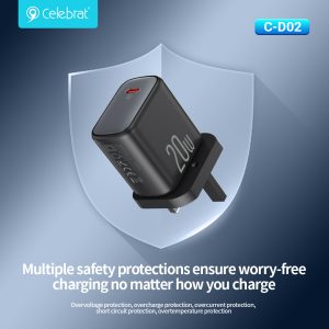 Multiple safety protections ensure worry-free
charging no matter how you charge