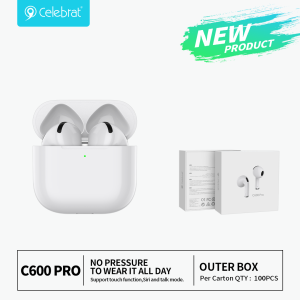 Hot-selling White Celebrat C600Pro TWS Earphones