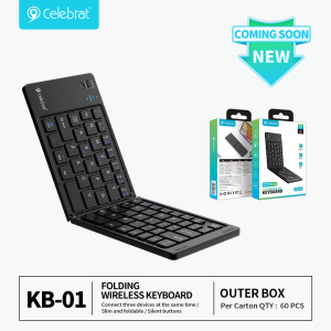 Hot-selling Celebrat KB-01 Ultra-Thin Foldable Scissor Switch Keyboard