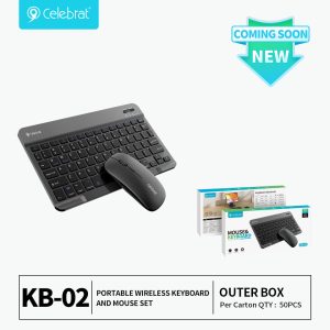Celebrat KB-02 Wireless Keyboard and Mouse Combo hot selling