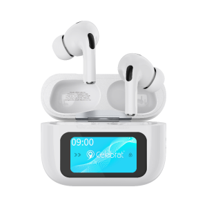 Hot-selling Celebrat W63 ANC TWS Earbuds with Display