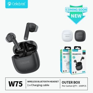 Celebrat W75 Lightweight Hi-Fi TWS Earbuds are on-sales