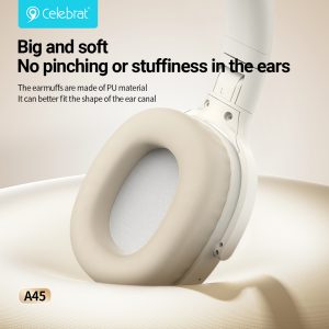 Big and soft No pinching or stuffiness in the ears