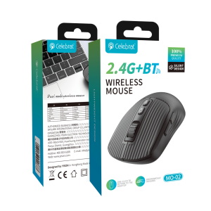 Celebrat MO-02 Silent Dual-Mode Wireless Mouse Product Packaging