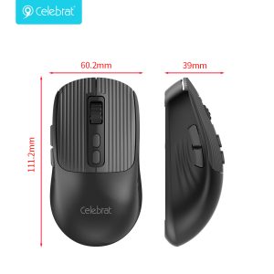 Celebrat MO-02 Silent Dual-Mode Wireless Mouse