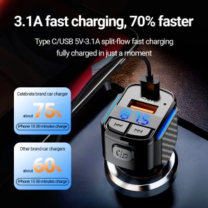 3.1A fast charging, 70% faster