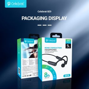 Celebrat SE9 Wireless Neckband Earphones Product Packaging