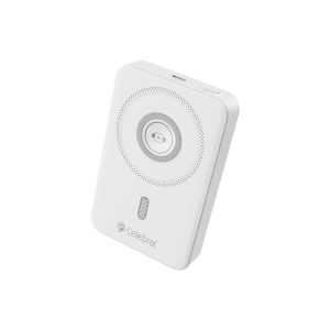 White Celebrat PB-18 Magnetic Power Bank with MagSafe