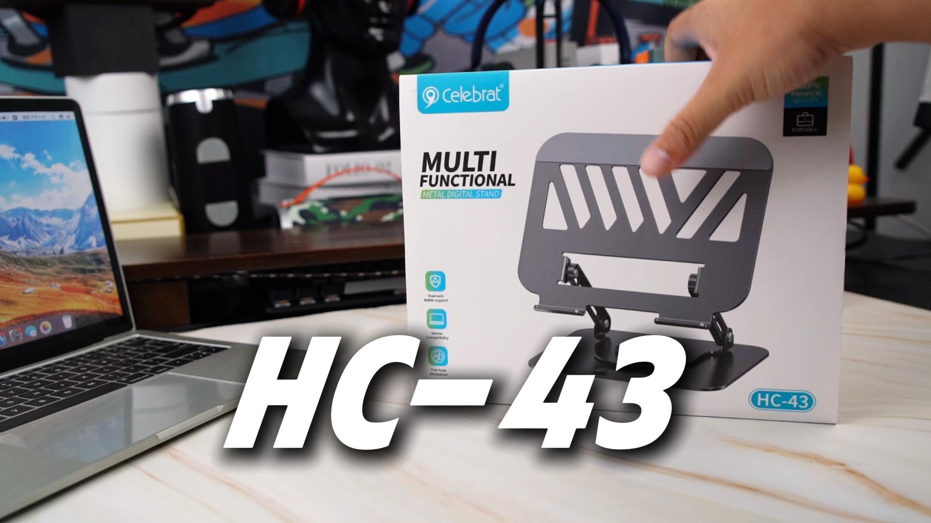 Celebrat HC-43 360° Rotating Metal Laptop Stand