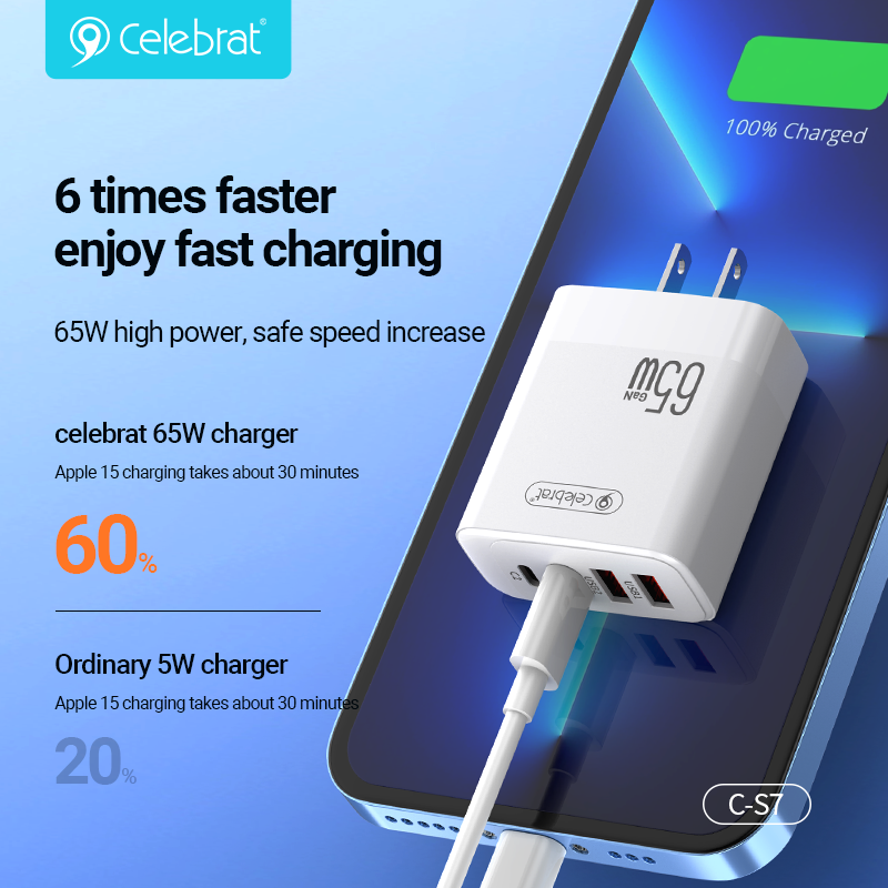 6 times faster enjoy fast charging