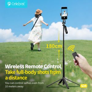Wireless Remote Control Take full-body shots from a distance