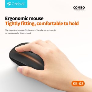 Ergonomic mouse Tightly fitting, comfortable to hold