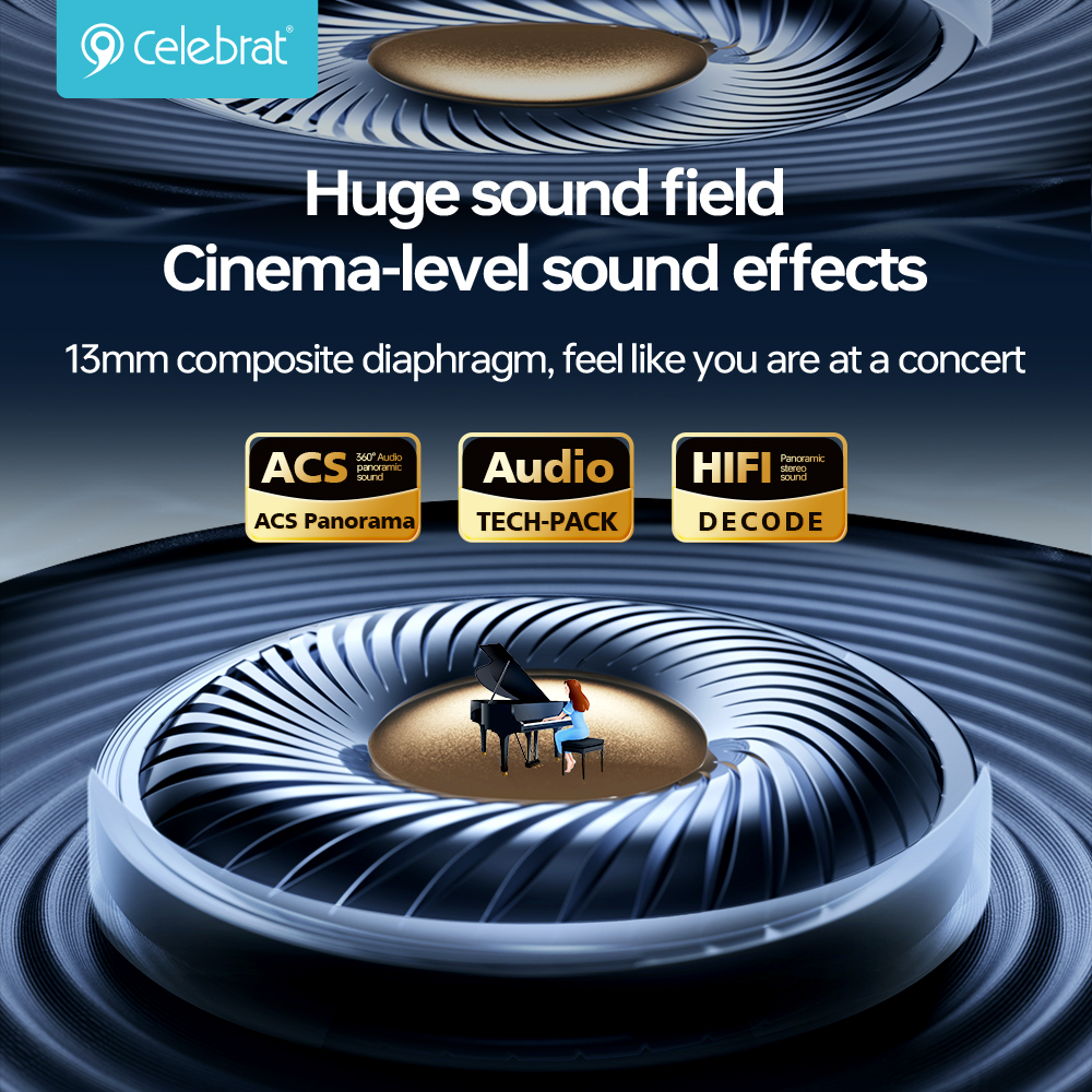 Huge sound field Cinema-level sound effects