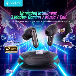 Upgraded intelligent 3 Modes: Gaming / Music / Call