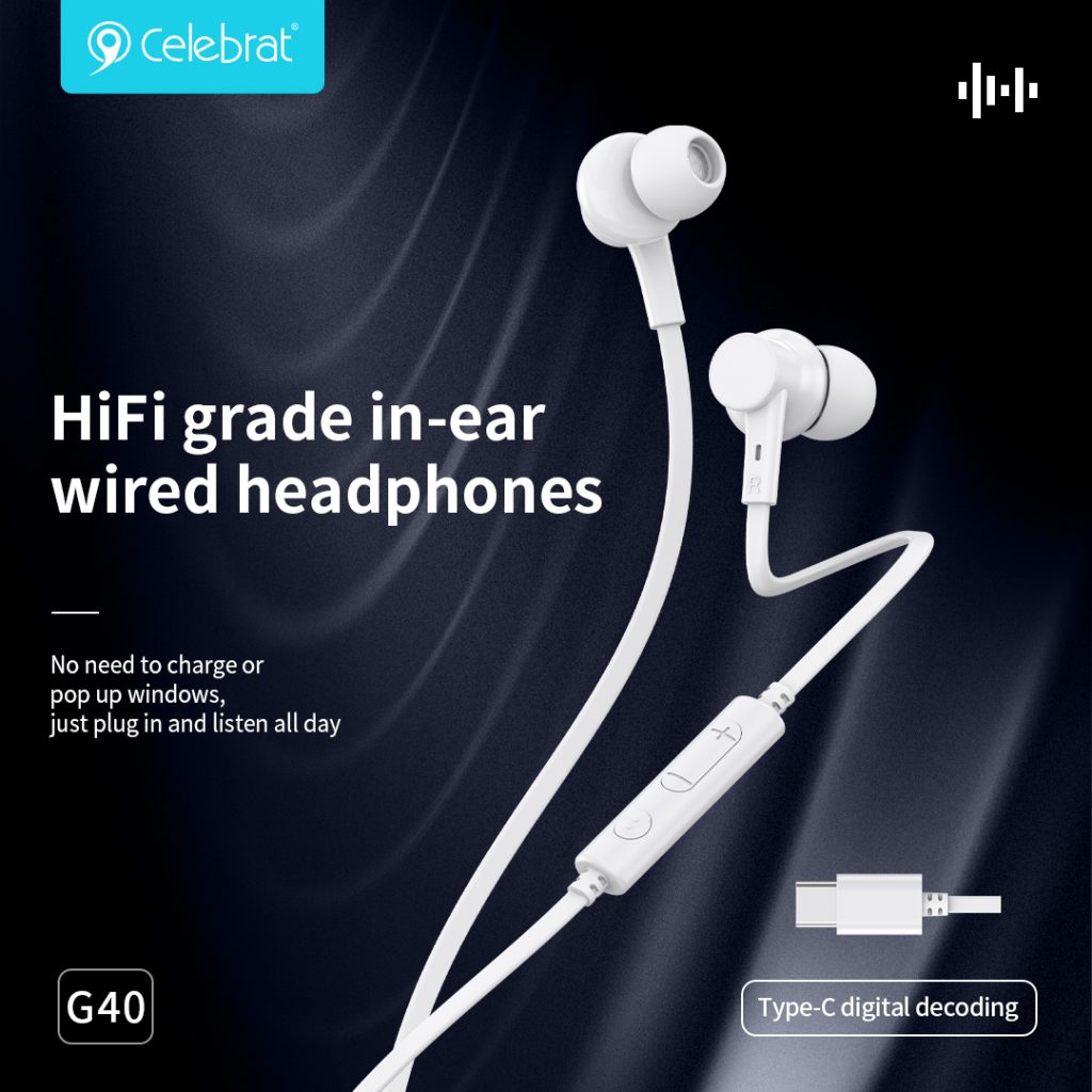 HiFi grade in-ear wired headphones