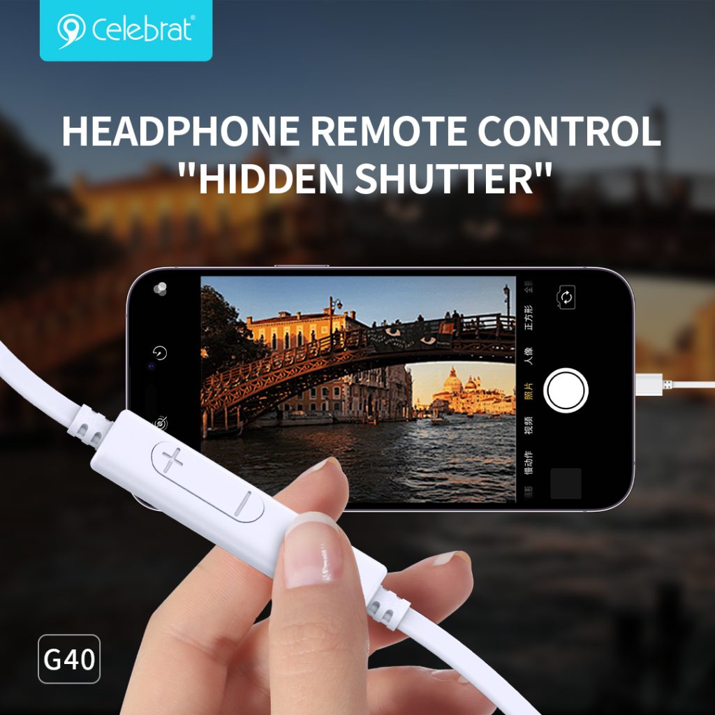 HEADPHONE REMOTE CONTROL"HIDDEN SHUTTER""