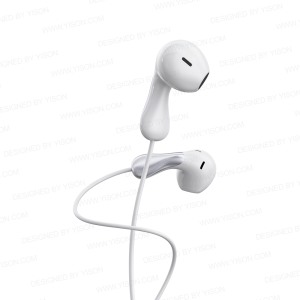 Celebrat G29 White Wired Earphones with Mic, 14mm Driver & Deep Bass