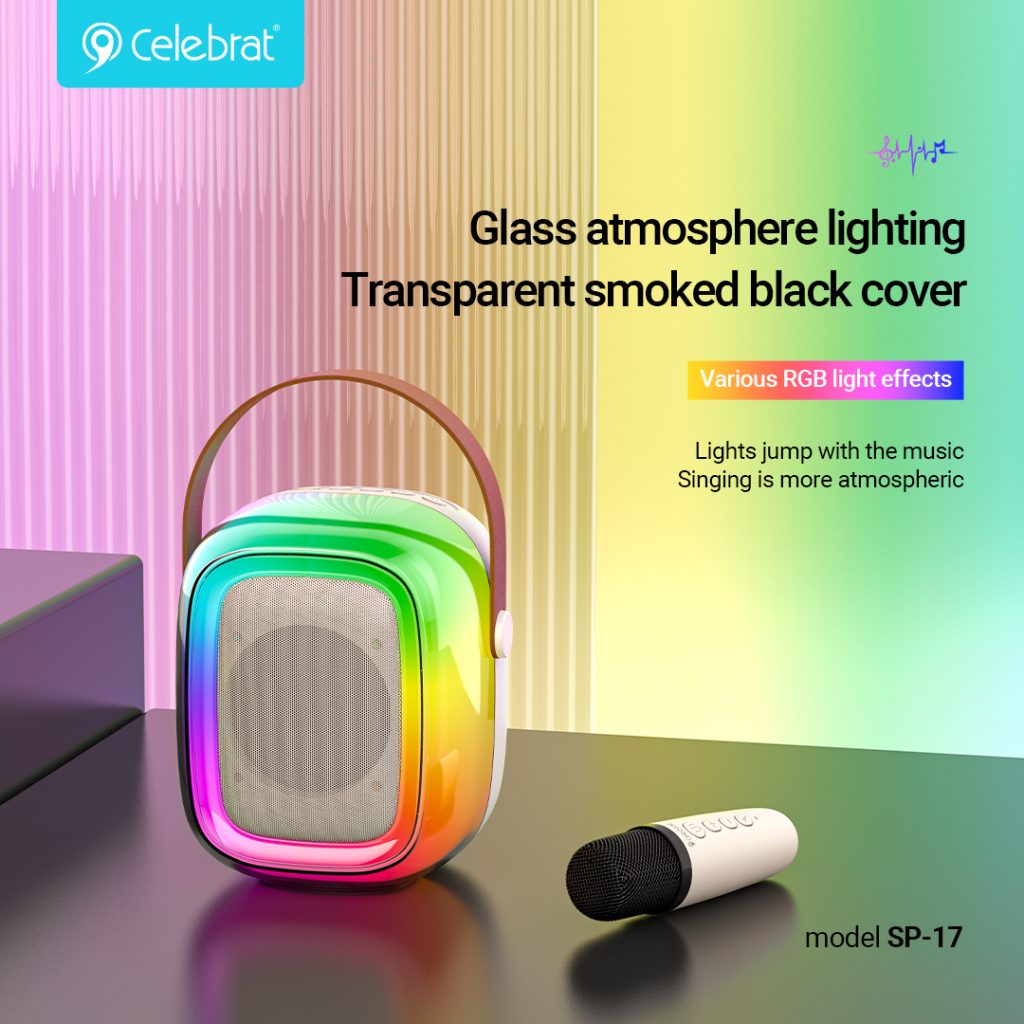 Glass atmosphere lightingTransparent smoked black cover