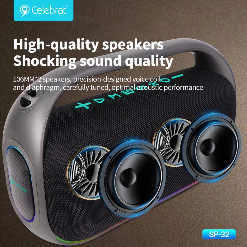 High-quality speakers Shocking sound quality