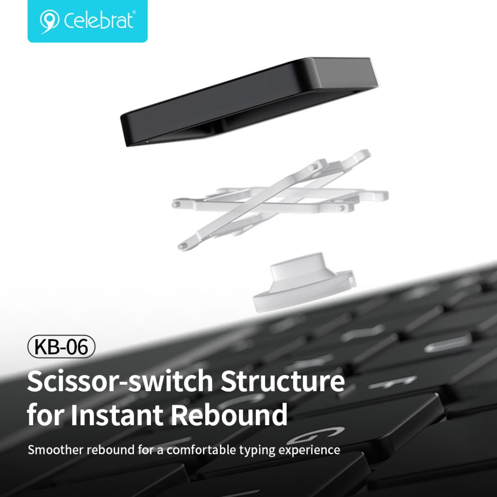 Scissor-switch Structure for instant Rebound