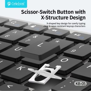 Scissor-Switch Button with X-Structure Design