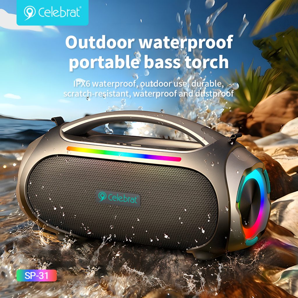Outdoor waterproof portable bass torch