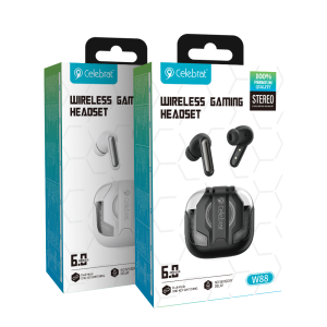 Celebrat W88 Low-Latency Gaming TWS Earbuds Product Packaging